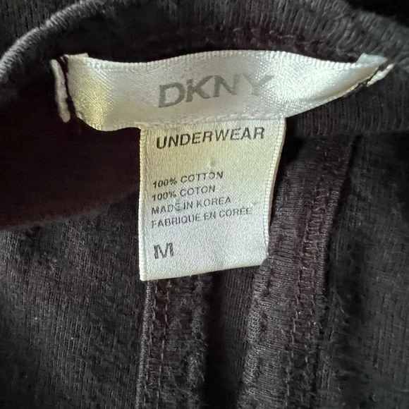 Women’s DKNY sleepwear Cover up Black cotton - Picture 3 of 3